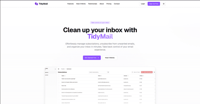 TidyMail